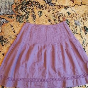 Boden Purple Skirt with cutouts